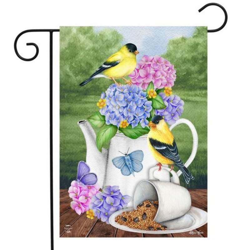 Tea Party Garden Flag for Wild Birds