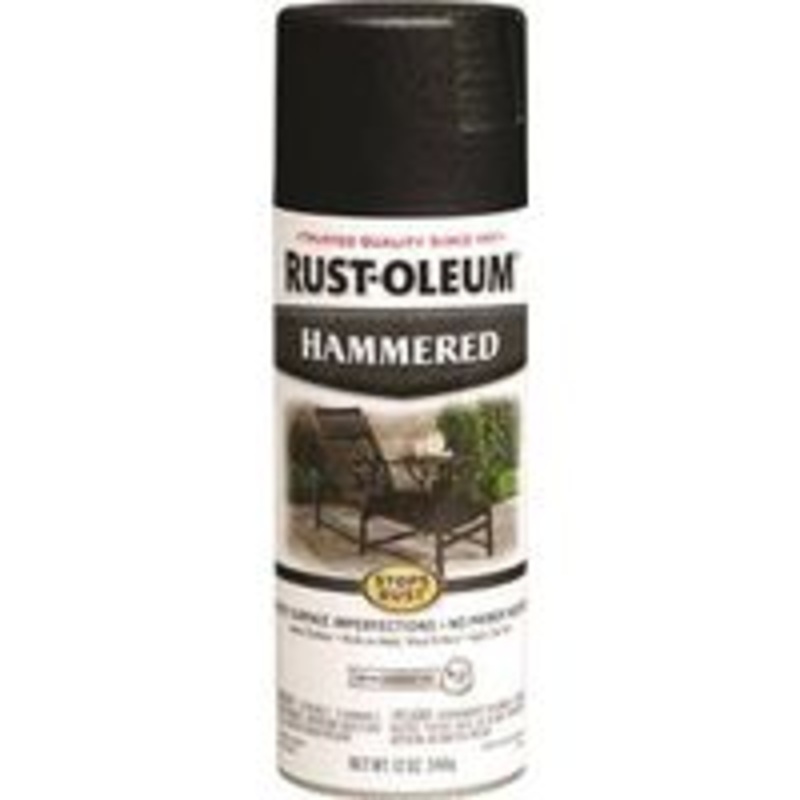 12 oz Black Hammered Spray Paint