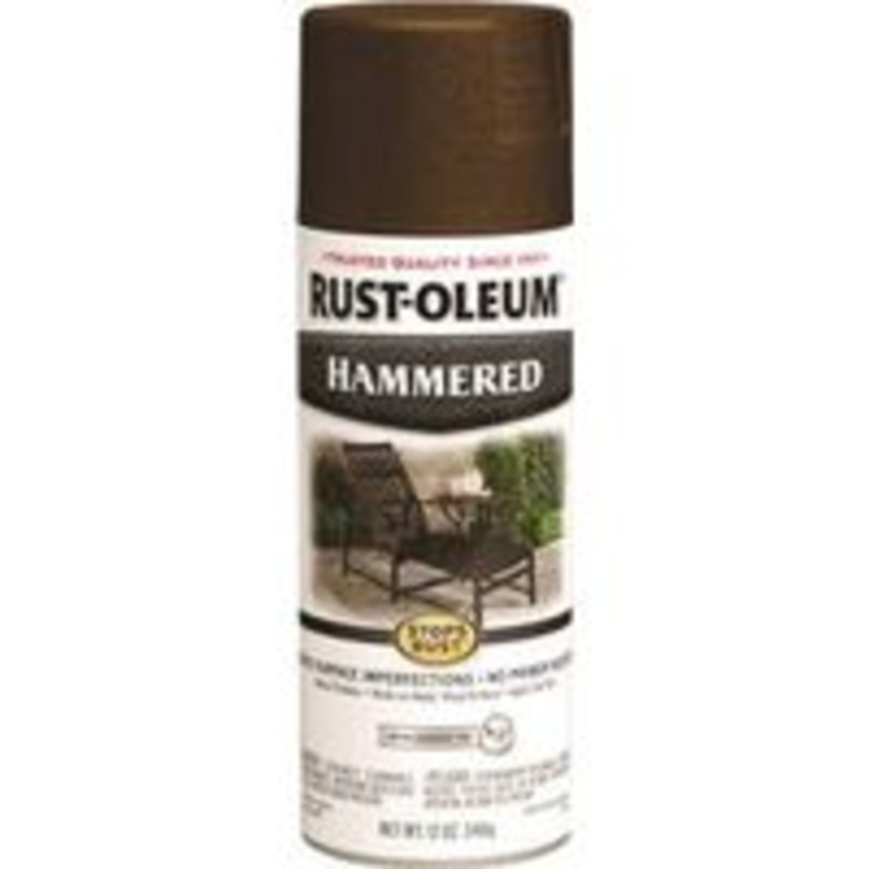 12 oz Brown Hammered Spray Paint (1.17 lbs)