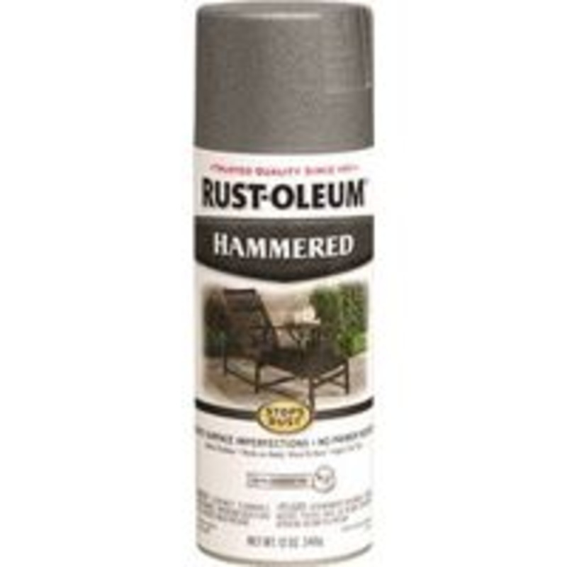 12 oz Gray Hammered Spray Paint (1.17 lbs)