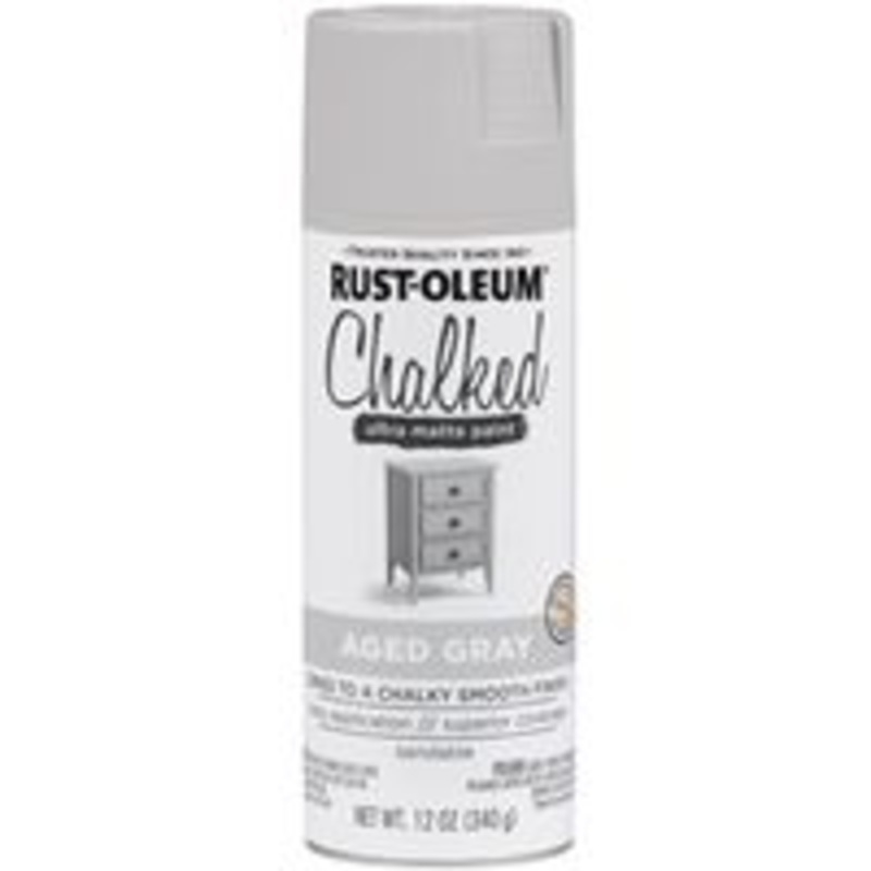 Chalked Aged Spray Paint