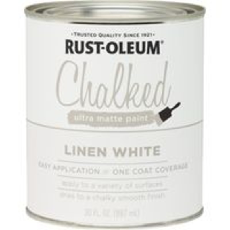 Chalked Paint in Linen White