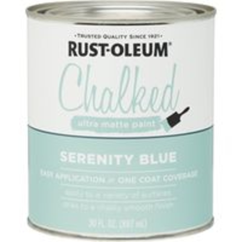 Chalked Paint in Serenity Blue