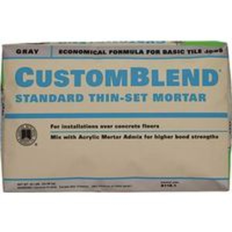 Mortar Thinset Standard Gray