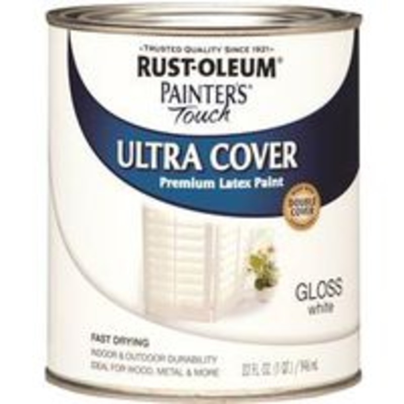 QT White Gloss Latex Paint (2.85 lbs)