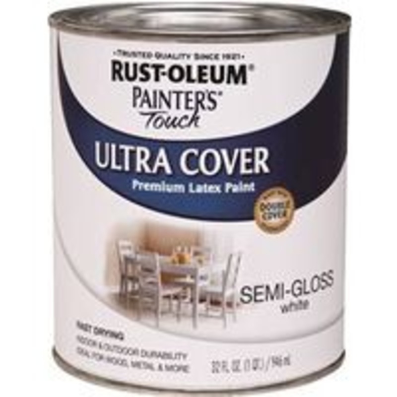 QT White Water-Based Latex Paint (2.96 lbs)