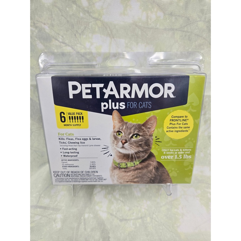 Flea and Tick Squeeze-On Treatment for Cats