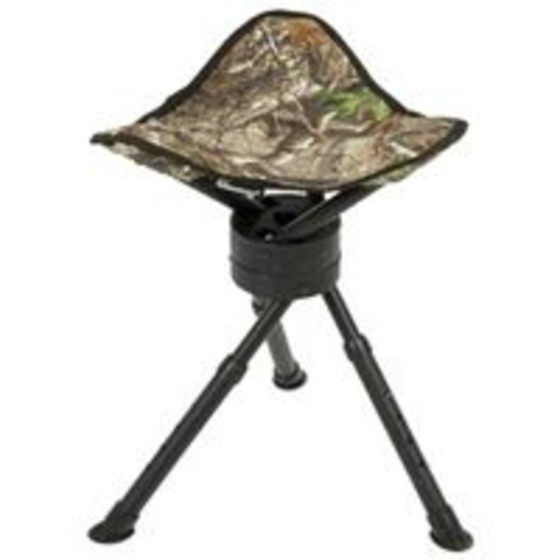 Swivel Tripod Stool – Mossy Pattern