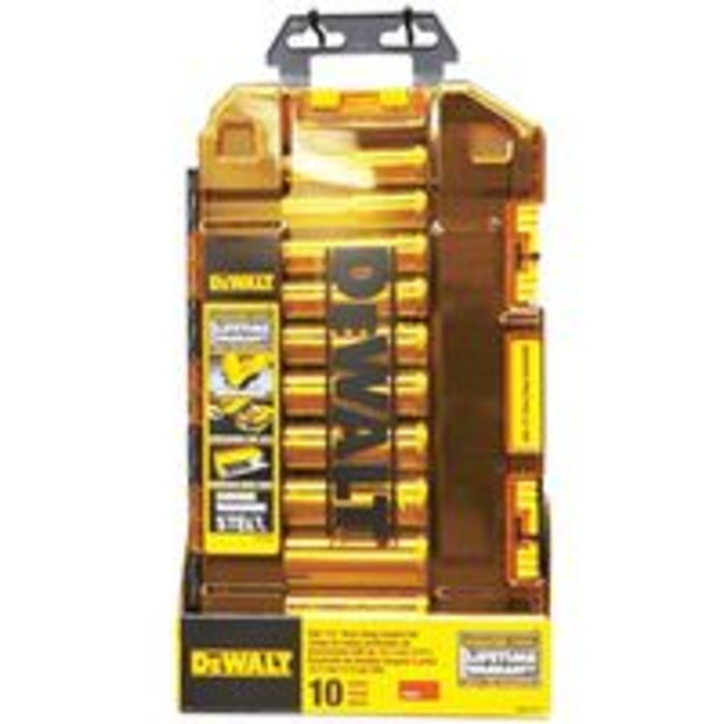 Dewalt Deep Socket Set, 1/2 Drive